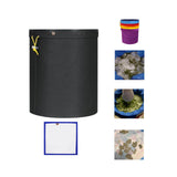 Maxbell Mesh Filtration Bag Versatile Household Practical Easy to Clean 5 Gallon Black 90 Microns