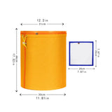 Maxbell Mesh Filtration Bag Versatile Household Practical Easy to Clean 5 Gallon Orange 120 Microns