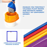 Maxbell Mesh Filtration Bag Versatile Household Practical Easy to Clean 5 Gallon Orange 120 Microns
