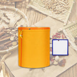 Maxbell Mesh Filtration Bag Versatile Household Practical Easy to Clean 5 Gallon Orange 120 Microns