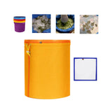 Maxbell Mesh Filtration Bag Versatile Household Practical Easy to Clean 5 Gallon Orange 120 Microns