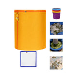 Maxbell Mesh Filtration Bag Versatile Household Practical Easy to Clean 5 Gallon Orange 120 Microns