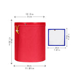 Maxbell Mesh Filtration Bag Versatile Household Practical Easy to Clean 5 Gallon Red 160 Microns