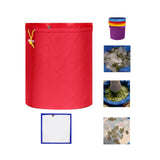 Maxbell Mesh Filtration Bag Versatile Household Practical Easy to Clean 5 Gallon Red 160 Microns