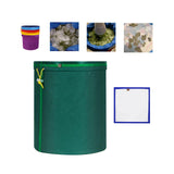 Maxbell Mesh Filtration Bag Versatile Household Practical Easy to Clean 5 Gallon Green 190 Microns