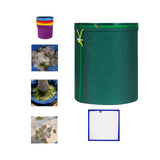 Maxbell Mesh Filtration Bag Versatile Household Practical Easy to Clean 5 Gallon Green 190 Microns