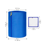 Maxbell Mesh Filtration Bag Versatile Household Practical Easy to Clean 5 Gallon Blue 220 Microns