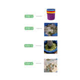 Maxbell Mesh Filtration Bag Versatile Household Practical Easy to Clean 5 Gallon Blue 220 Microns