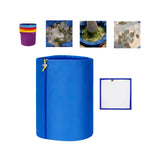 Maxbell Mesh Filtration Bag Versatile Household Practical Easy to Clean 5 Gallon Blue 220 Microns