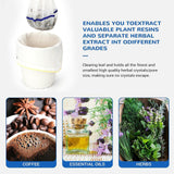 Maxbell 5x Mesh Filtration Bags Premium with Storage Pouch Practical Nylon Straining Bag
