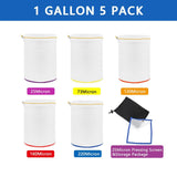 Maxbell 5x Mesh Filtration Bags Premium with Storage Pouch Practical Nylon Straining Bag