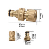 Maxbell 4x 3/4" Garden Hose Quick Connectors for Vehicle Cleaning Watering Equipment
