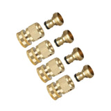 Maxbell 4x 3/4" Garden Hose Quick Connectors for Vehicle Cleaning Watering Equipment