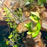 Maxbell Animal Fishing Figurine Ideal Gift Decorative Sculpture for Home Family Yard 5cmx4.5cmx8cm