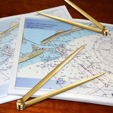 Nautical Navigation Divider Geometry Drafting Drawing Tool Measurement Brass 200mm