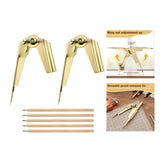 Maxbell Pencil Compass and Scriber Professional Portable Woodworking Compass Scriber 2 Scriber