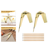 Maxbell Pencil Compass and Scriber Professional Portable Woodworking Compass Scriber 2 Scriber