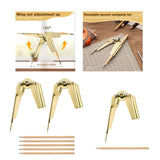 Maxbell Pencil Compass and Scriber Professional Portable Woodworking Compass Scriber 2 Scriber