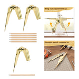 Maxbell Pencil Compass and Scriber Professional Portable Woodworking Compass Scriber 2 Scriber