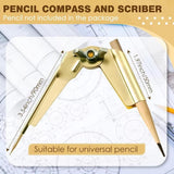 Maxbell Pencil Compass and Scriber Professional Portable Woodworking Compass Scriber 1 Scriber