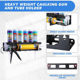 Maxbell Caulk Mastic Sealant Tube Storage Rack for Wall Car Care Products Tool Shed'