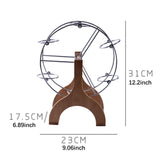 Maxbell Sky Wheel Shaped Flower Pot Holder Cute Planter for Office Home Decor Garden