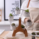 Maxbell Sky Wheel Shaped Flower Pot Holder Cute Planter for Office Home Decor Garden
