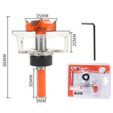 Maxbell Woodworkings Hinge Jig Drill Head Auger Opener for Professional Panel Drilling