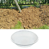 Maxbell Soil Sieve Multipurpose Rock Sifter for Filtration Soil Weeds Debris Removal Small Hole 0.2cm