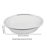 Maxbell Soil Sieve Multipurpose Rock Sifter for Filtration Soil Weeds Debris Removal Small Hole 0.6cm