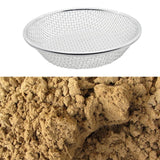 Maxbell Soil Sieve Multipurpose Rock Sifter for Filtration Soil Weeds Debris Removal Small Hole 0.6cm