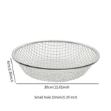 Maxbell Soil Sieve Multipurpose Rock Sifter for Filtration Soil Weeds Debris Removal Small Hole 1cm