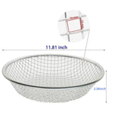 Maxbell Soil Sieve Multipurpose Rock Sifter for Filtration Soil Weeds Debris Removal Small Hole 1cm