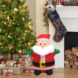 Maxbell Christmas Inflatable Outdoor Decoration Cute Christmas Decoration for Indoor 88x60x96 cm Santa Claus