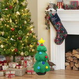 Maxbell Christmas Inflatable Outdoor Decoration Cute Christmas Decoration for Indoor 38x38x83 cm Christmas tree