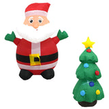 Maxbell Christmas Inflatable Decoration with Light Xmas Decor for Party Holiday Lawn 88x60x96 cm Santa Claus