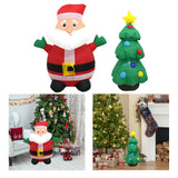 Maxbell Christmas Inflatable Decoration with Light Xmas Decor for Party Holiday Lawn 88x60x96 cm Santa Claus