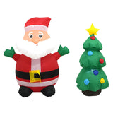 Maxbell Christmas Inflatable Decoration with Light Xmas Decor for Party Holiday Lawn 88x60x96 cm Santa Claus