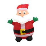 Maxbell Christmas Inflatable Decoration with Light Xmas Decor for Party Holiday Lawn 88x60x96 cm Santa Claus