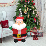 Maxbell Christmas Inflatable Decoration with Light Xmas Decor for Party Holiday Lawn 88x60x96 cm Santa Claus