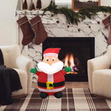 Maxbell Christmas Inflatable Decoration with Light Xmas Decor for Party Holiday Lawn 88x60x96 cm Santa Claus