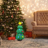 Christmas Inflatable Decoration with Light Xmas Decor for Party Holiday Lawn 38x38x83 cm Christmas tree