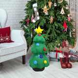 Christmas Inflatable Decoration with Light Xmas Decor for Party Holiday Lawn 38x38x83 cm Christmas tree