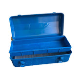 Maxbell Tool Box Anti Impact Portable Storage Organizer for Cameras Garage Traveling Blue
