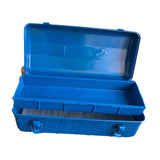 Maxbell Tool Box Anti Impact Portable Storage Organizer for Cameras Garage Traveling Blue
