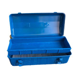 Maxbell Tool Box Anti Impact Portable Storage Organizer for Cameras Garage Traveling Blue