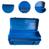 Maxbell Tool Box Anti Impact Portable Storage Organizer for Cameras Garage Traveling Blue