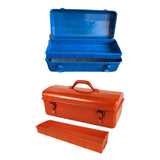 Maxbell Tool Box Anti Impact Portable Storage Organizer for Cameras Garage Traveling Blue