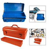 Maxbell Tool Box Anti Impact Portable Storage Organizer for Cameras Garage Traveling Blue
