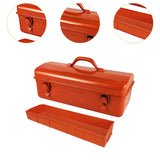 Maxbell Tool Box Anti Impact Portable Storage Organizer for Cameras Garage Traveling Orange